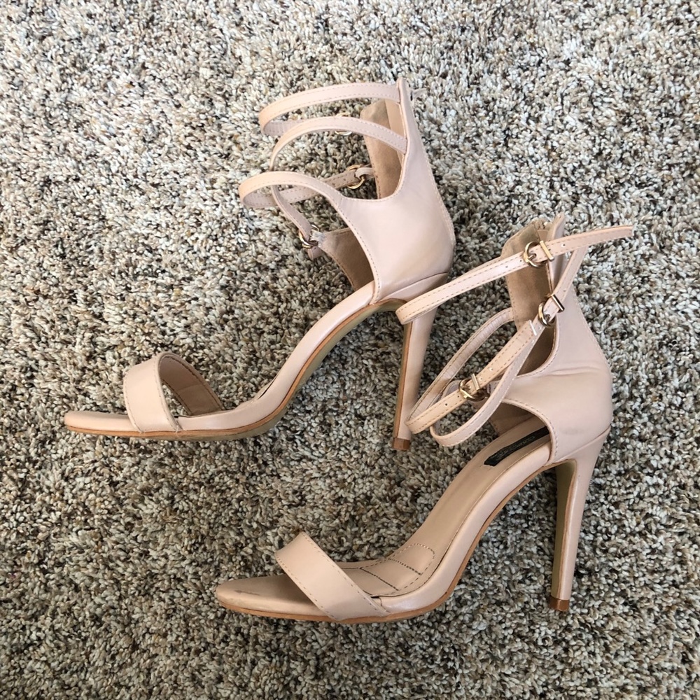 Nasty Gal Nude Heels